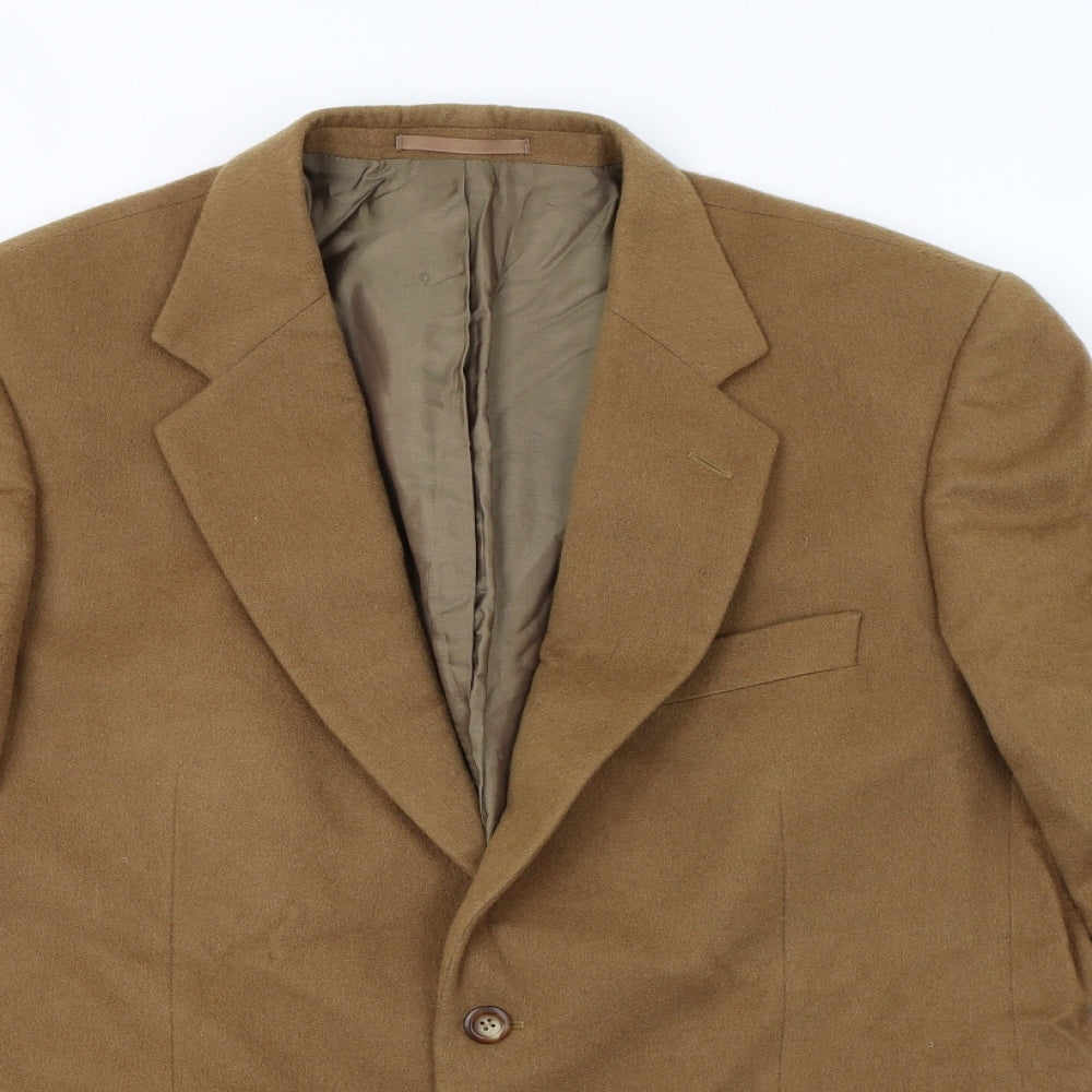 Preworn Womens Brown   Jacket Blazer Size 44
