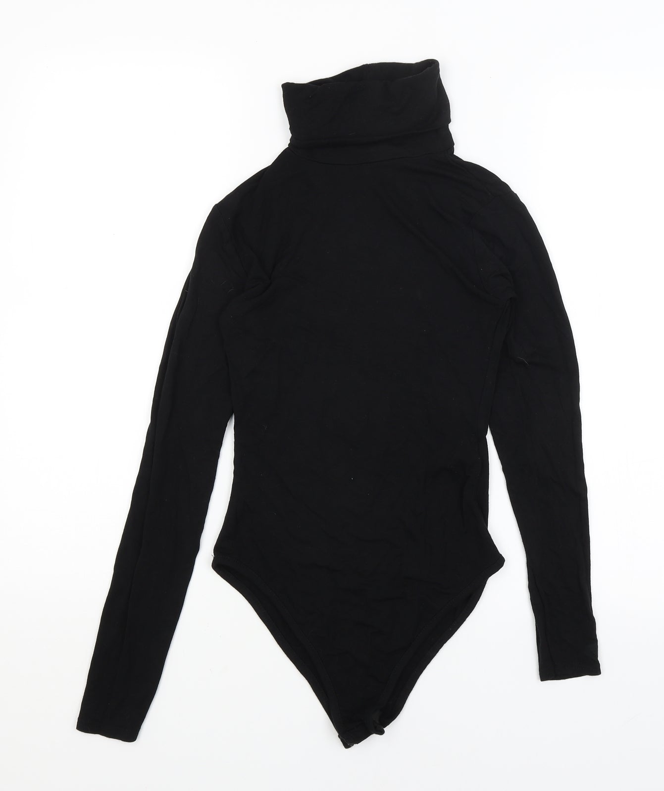 Boohoo Womens Black   Bodysuit One-Piece Size 8