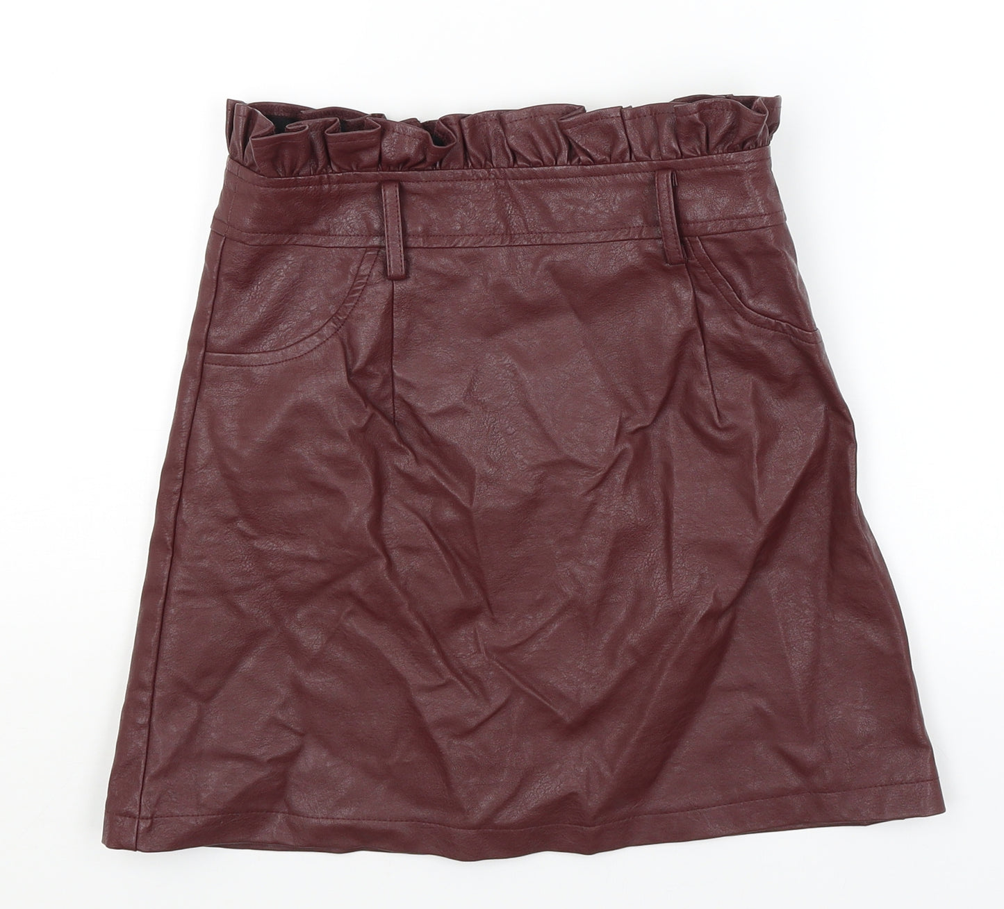 Boohoo Womens Purple   A-Line Skirt Size 8