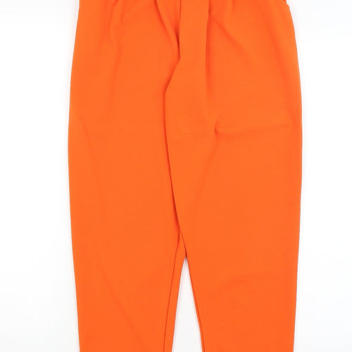 Stylewise Womens Orange   Trousers  Size S L27 in