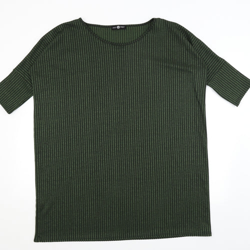Daisy Street Womens Green   Basic T-Shirt Size M