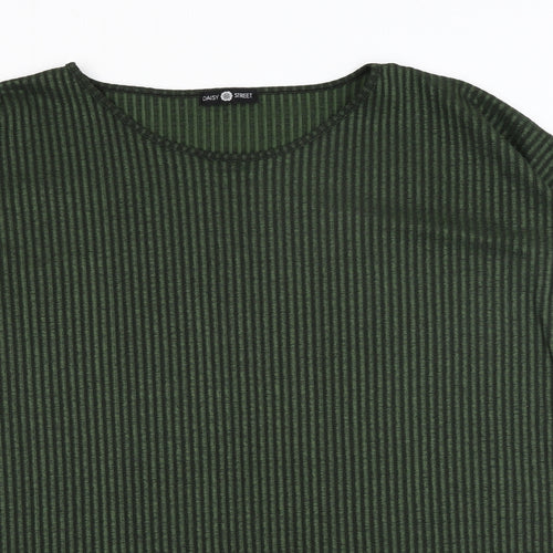 Daisy Street Womens Green   Basic T-Shirt Size M