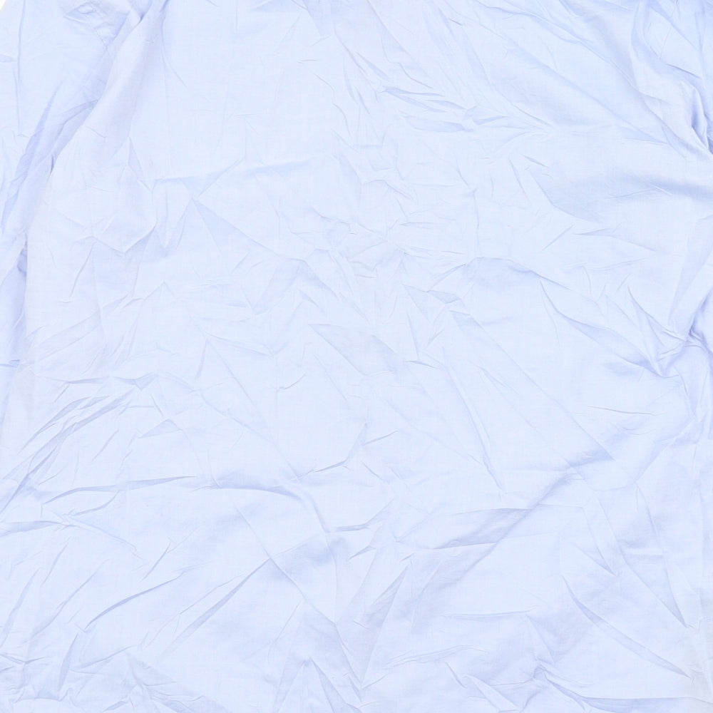 Autograph Mens Blue    Dress Shirt Size 15.5