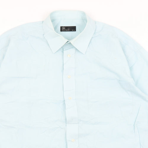 BHS Mens Blue    Button-Up Size 15.5
