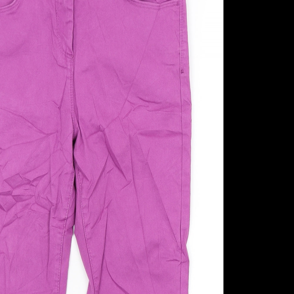 M&S Womens Purple   Cropped Jeans Size 12 L21 in
