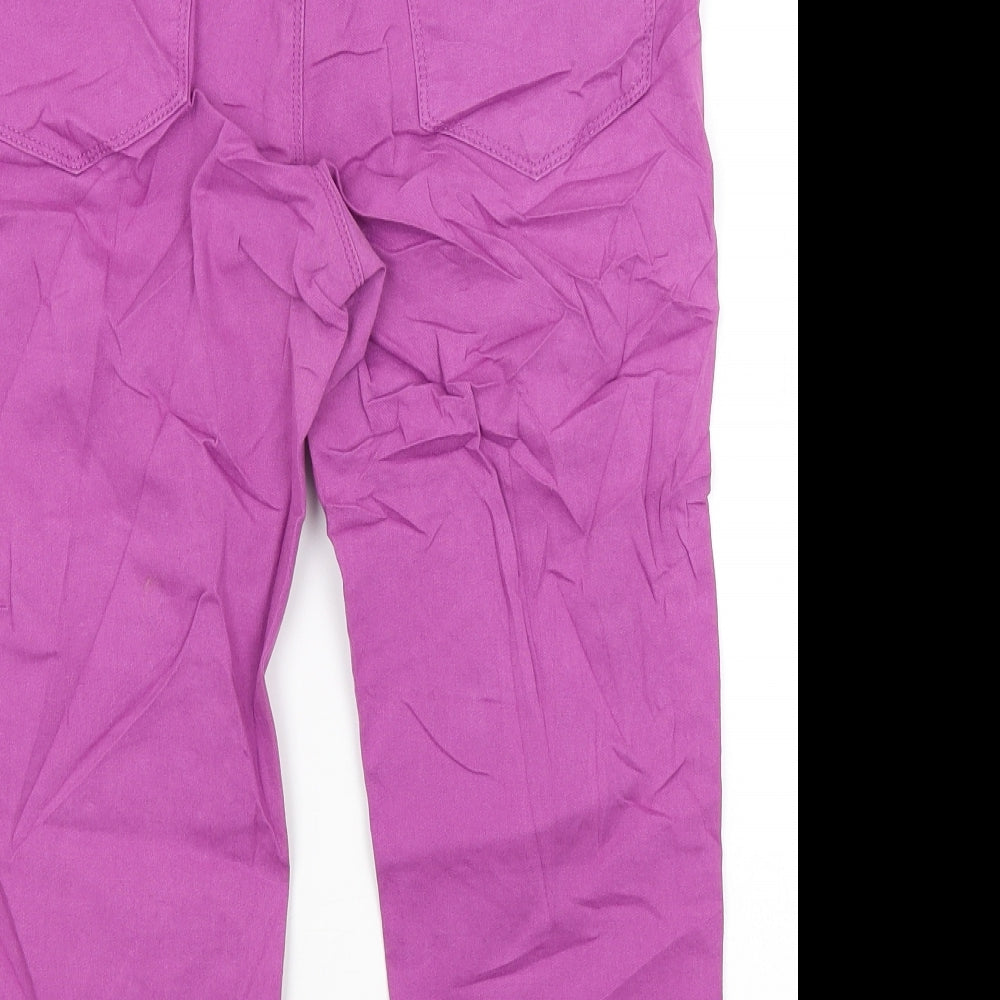 M&S Womens Purple   Cropped Jeans Size 12 L21 in