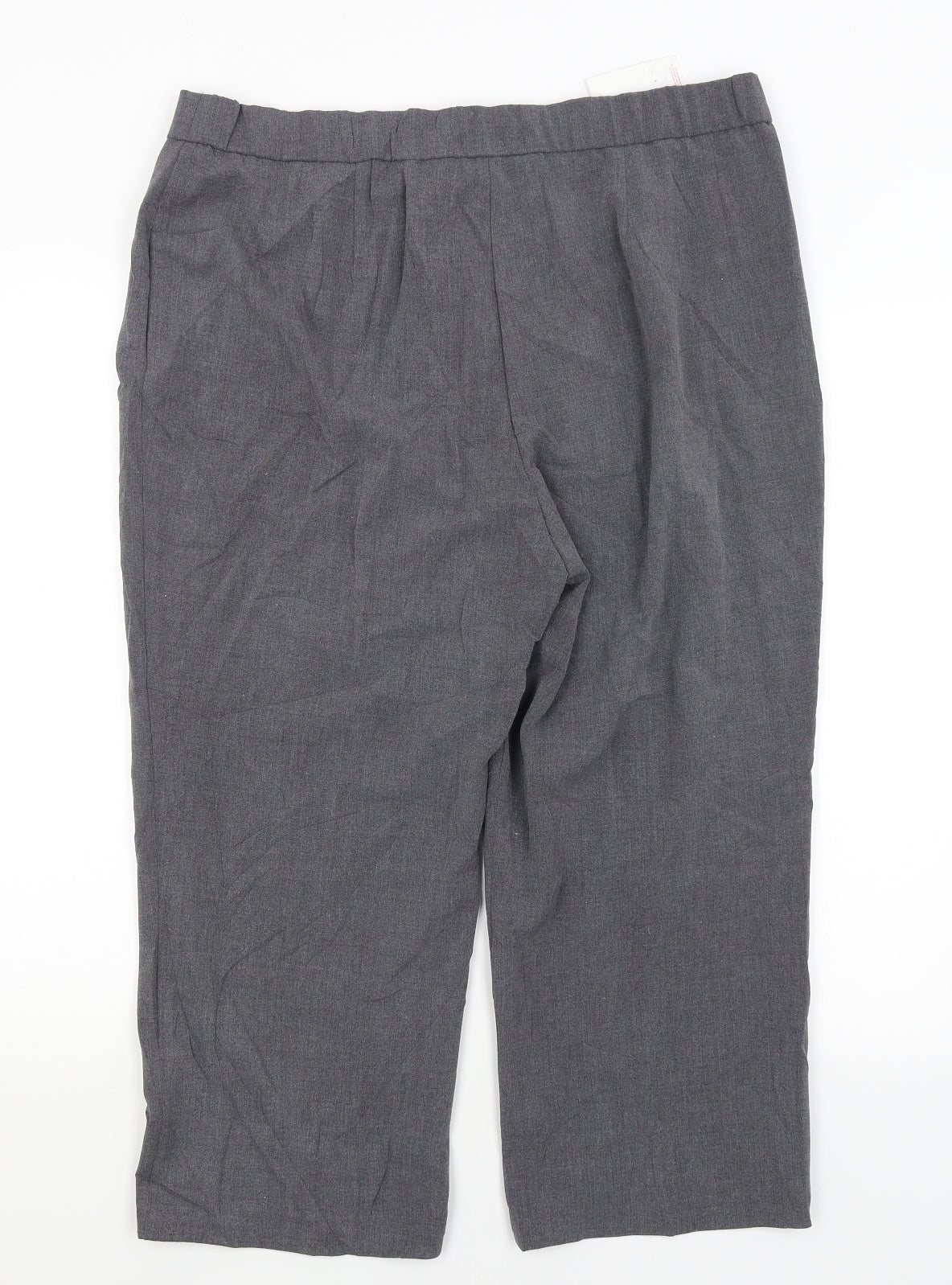 Maggi Womens Grey   Cropped Trousers Size 20 L22 in