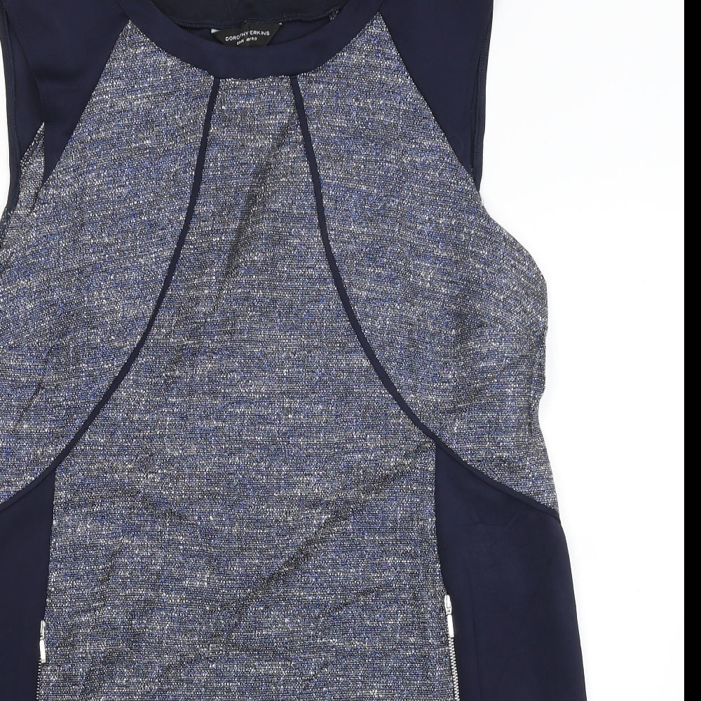Dorothy Perkins Womens Blue   A-Line  Size 20
