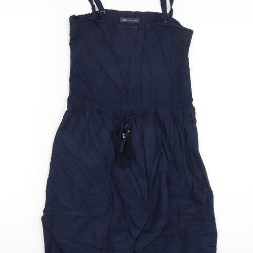 M&S Womens Blue   Fit & Flare  Size 10