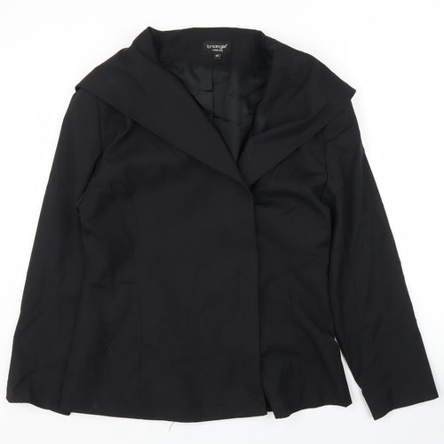 Triangle Trend Womens Black   Jacket Blazer Size 12