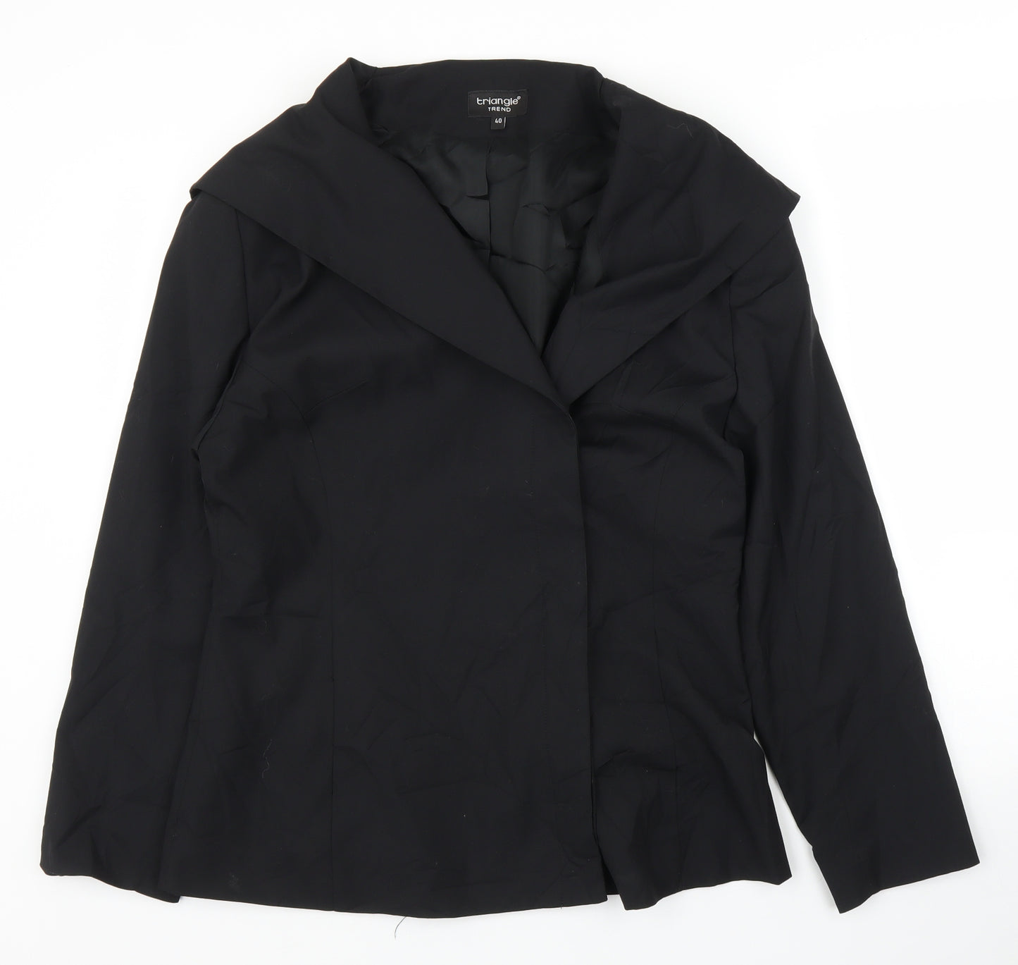 Triangle Trend Womens Black   Jacket Blazer Size 12