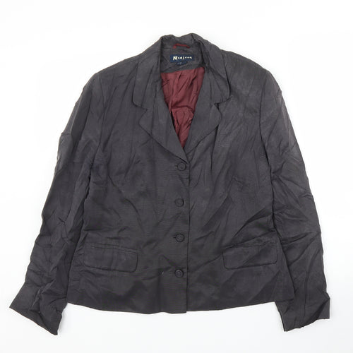 Monsoon Womens Grey   Jacket Blazer Size 14