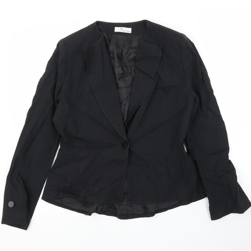 D Uniform Womens Black   Jacket Blazer Size 12