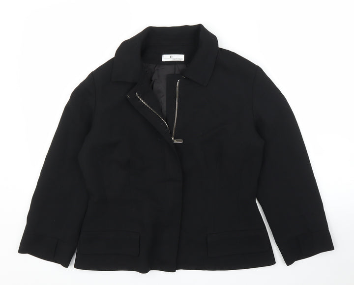 D Uniform Womens Black Jacket Size 12
