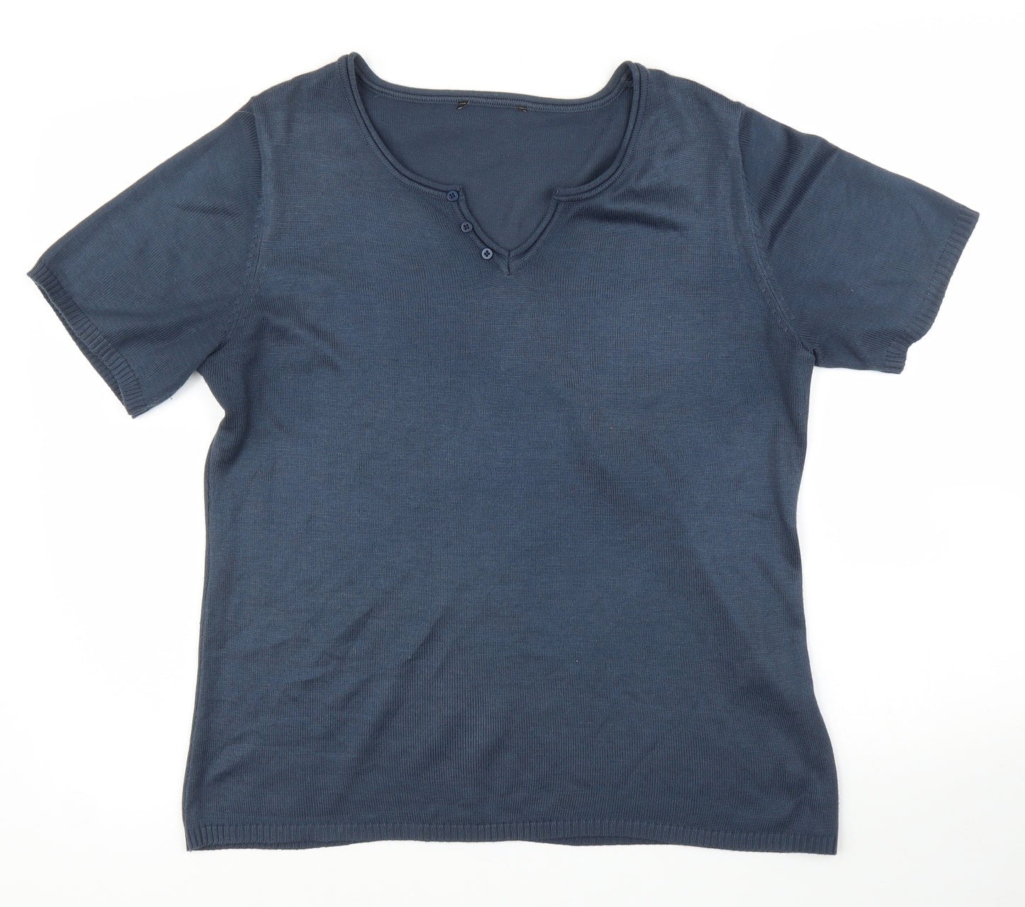 Preworn Womens Blue   Basic Blouse Size L