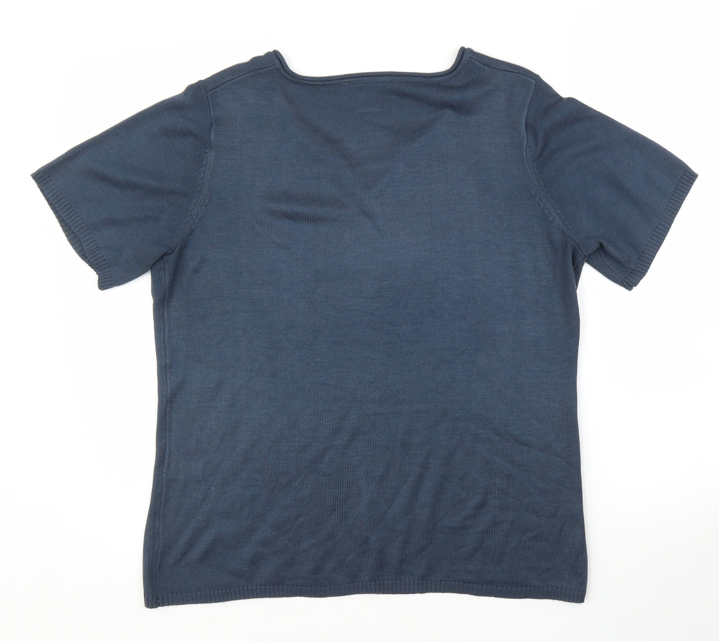 Preworn Womens Blue   Basic Blouse Size L