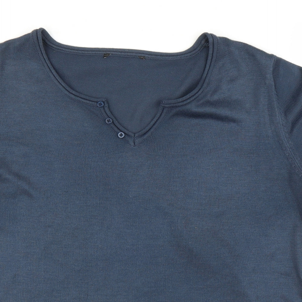Preworn Womens Blue   Basic Blouse Size L