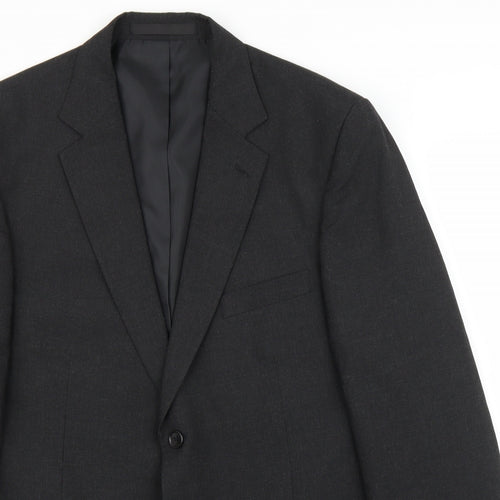 M&S Mens Grey   Jacket Suit Jacket Size 42