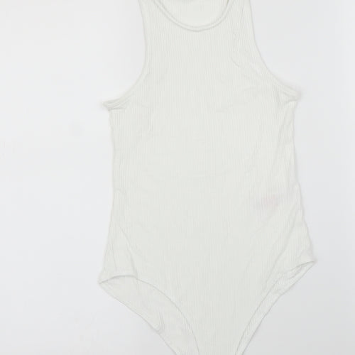 Primark Womens White   Leotard One-Piece Size XS