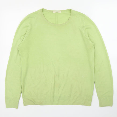 M&S Womens Green   Pullover Jumper Size 12