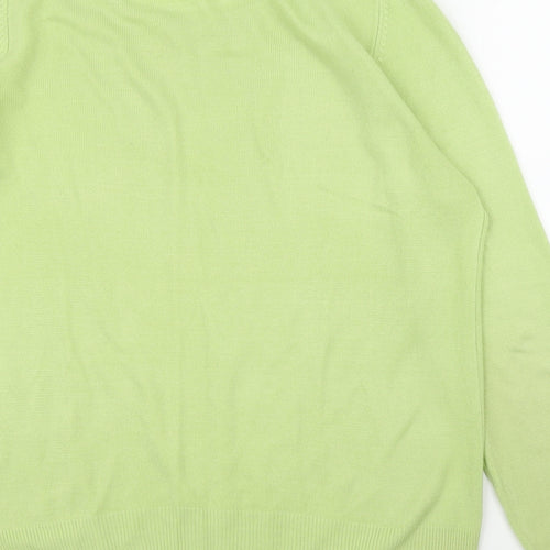 M&S Womens Green   Pullover Jumper Size 12