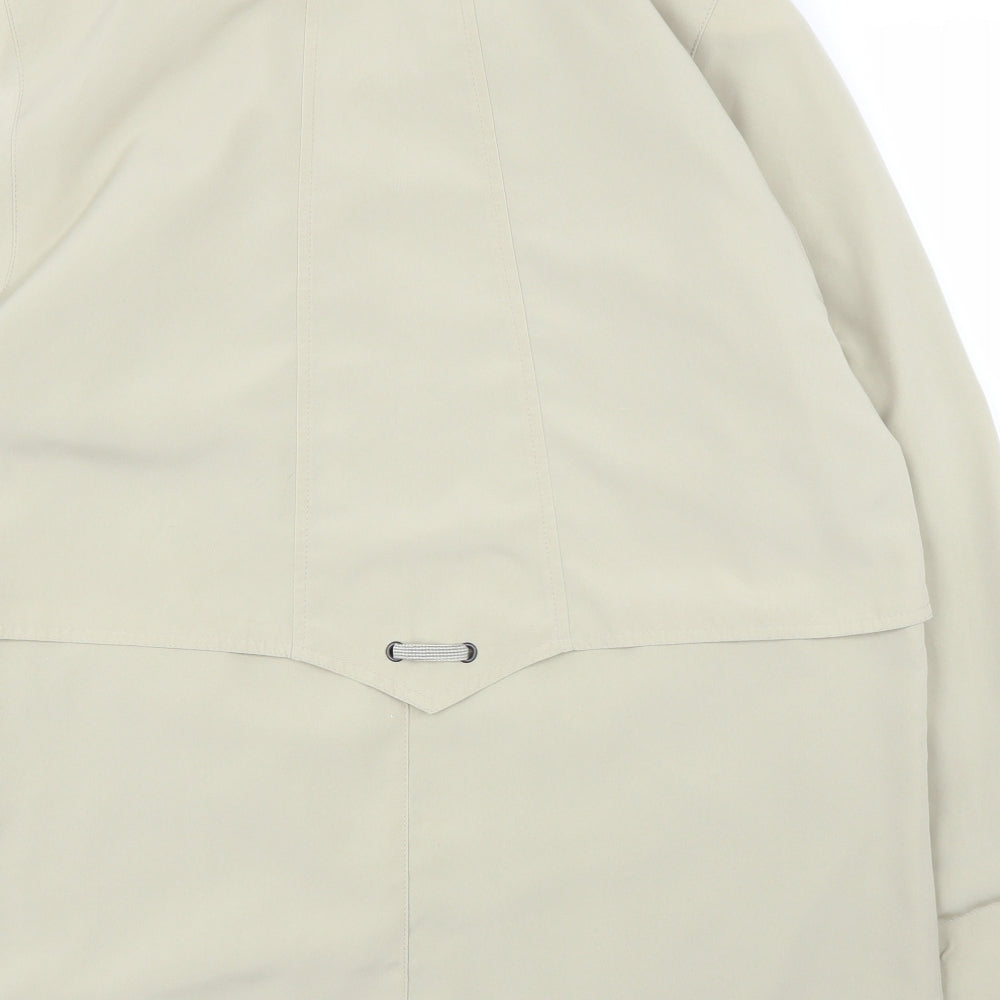 Preworn Womens Beige   Parka Coat Size 14