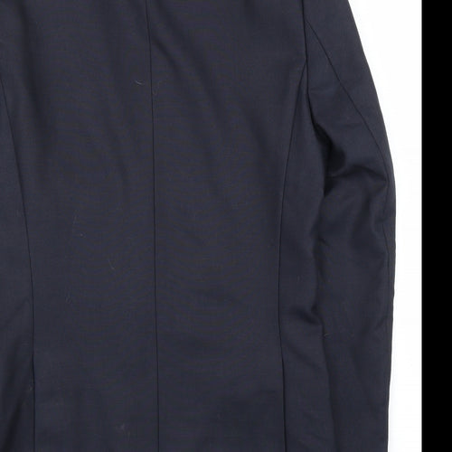 Zara Mens Blue   Jacket Suit Jacket Size 38