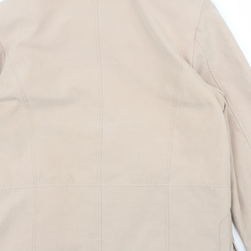 JBC Womens Beige   Overcoat Coat Size 14