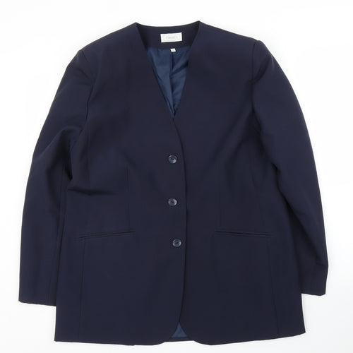 Classics Womens Blue   Jacket Blazer Size 16