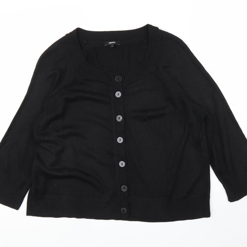 Papaya Womens Black   Pullover Jumper Size 14