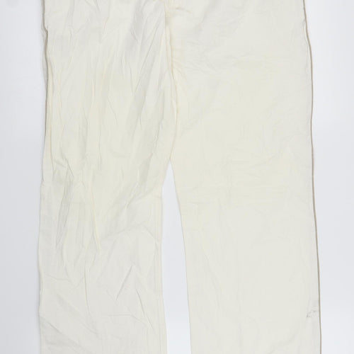 Idem Womens White   Trousers  Size 32 in L32 in