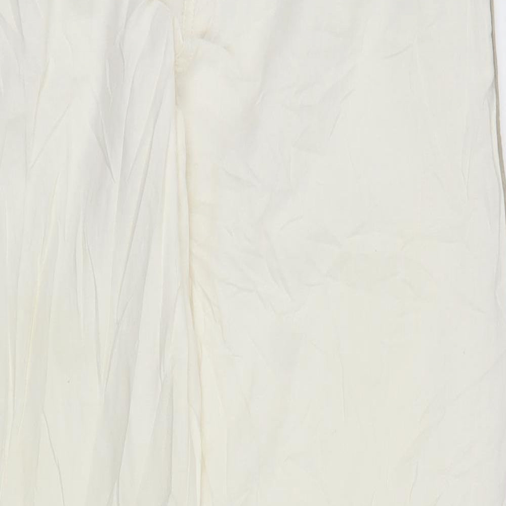 Idem Womens White   Trousers  Size 32 in L32 in