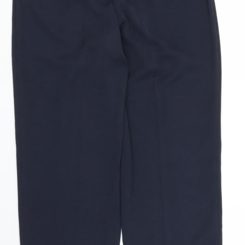 M&S Womens Blue   Trousers  Size 12 L29 in