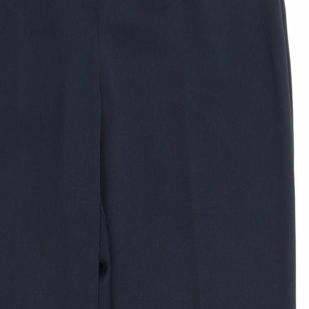 M&S Womens Blue   Trousers  Size 12 L29 in