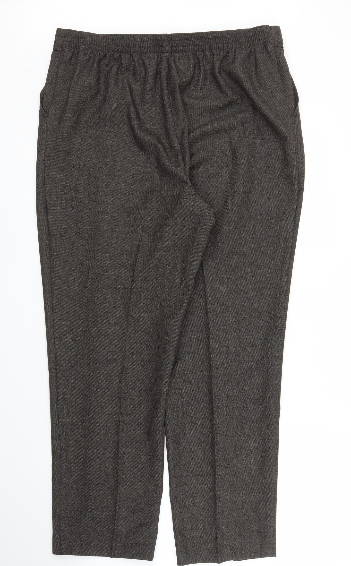 M&S Womens Brown   Trousers  Size 16 L27 in