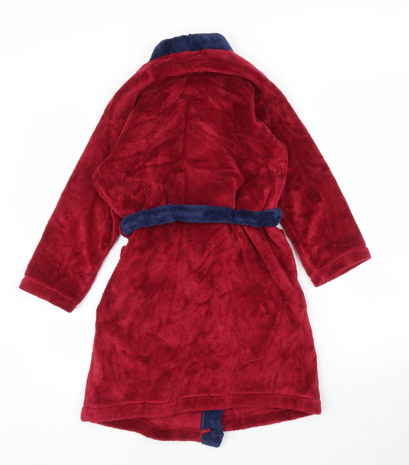 M&S Boys Purple Solid   Robe Size 7-8 Years  - FCB Barcelona