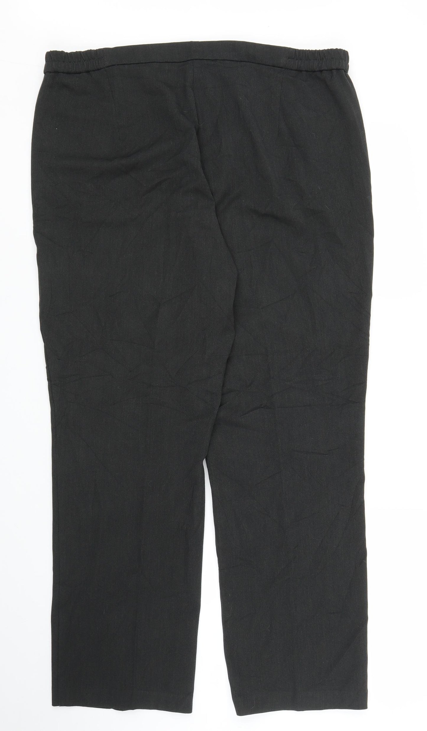 M&S Womens Grey   Trousers  Size 16 L28 in