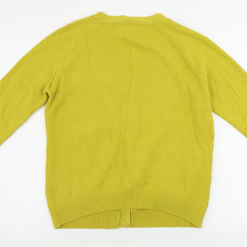 ASOS Womens Yellow   Cardigan Jumper Size 8