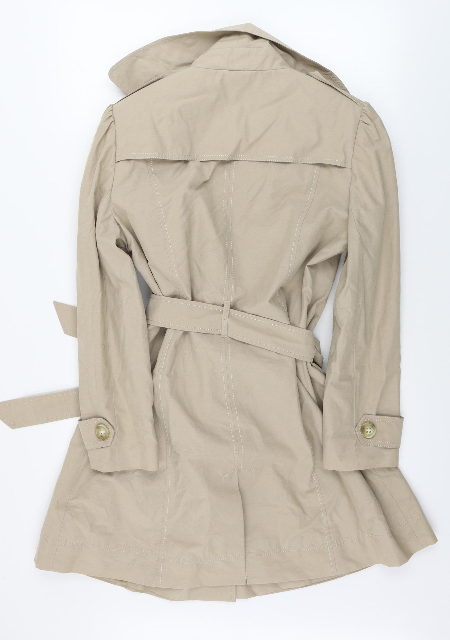 Ethel Austin  Womens Beige   Jacket Coat Size 14