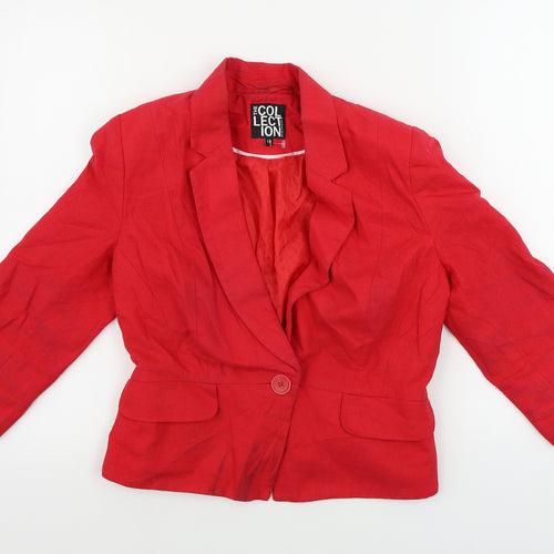 Debenhams  Womens Red   Jacket Sport Coat Size 10