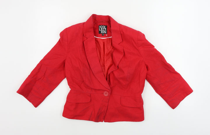 Debenhams Womens Red Jacket Sport Coat Size 10