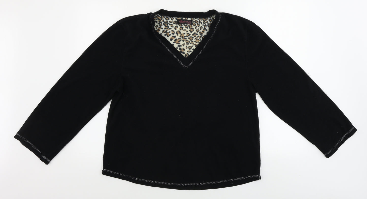 Secret Possesions   Womens Black   Pullover Jumper Size L