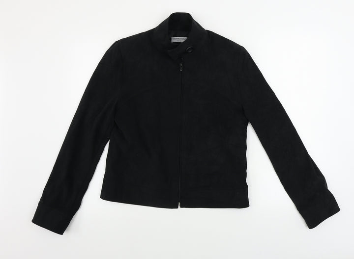 Internacionale Womens Black   Jacket Coat Size 12