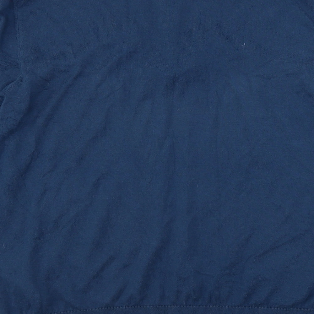 Marks and Spencer  Mens Blue Geometric   Polo Size M