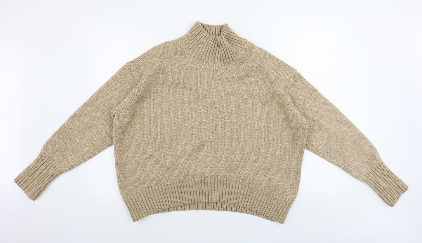 H&M  Womens Beige   Pullover Jumper Size XS