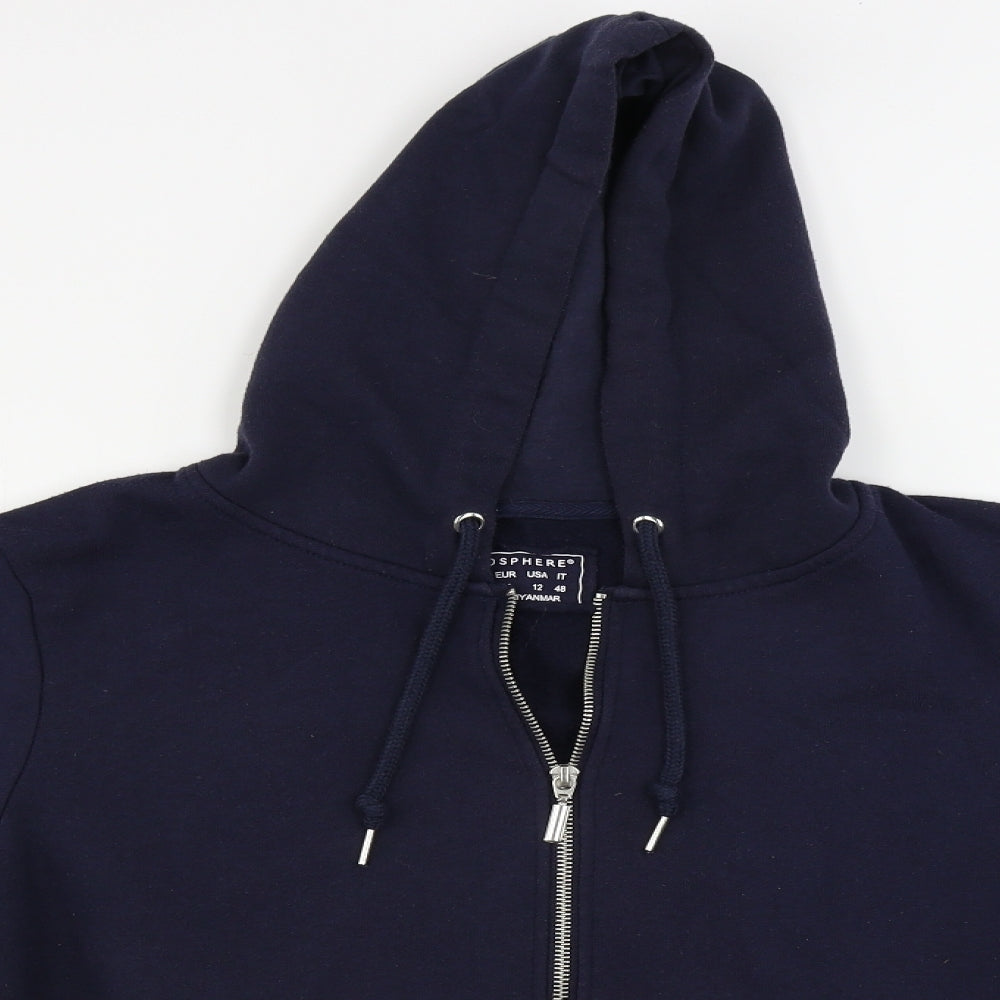 Atmosphere  Womens Blue   Full Zip Hoodie Size 16