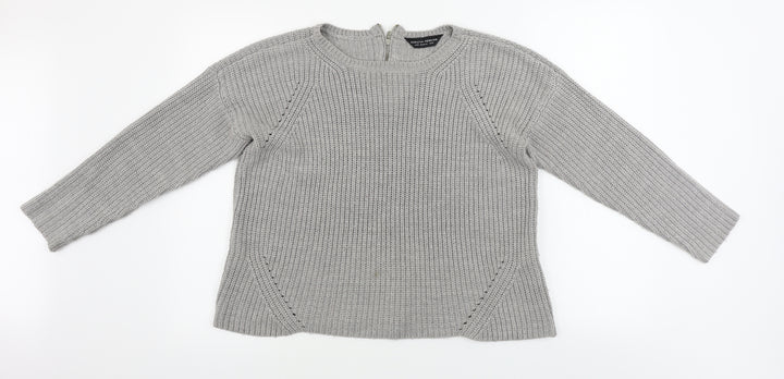 Dorothy Perkins Womens Grey Pullover Jumper Size 14