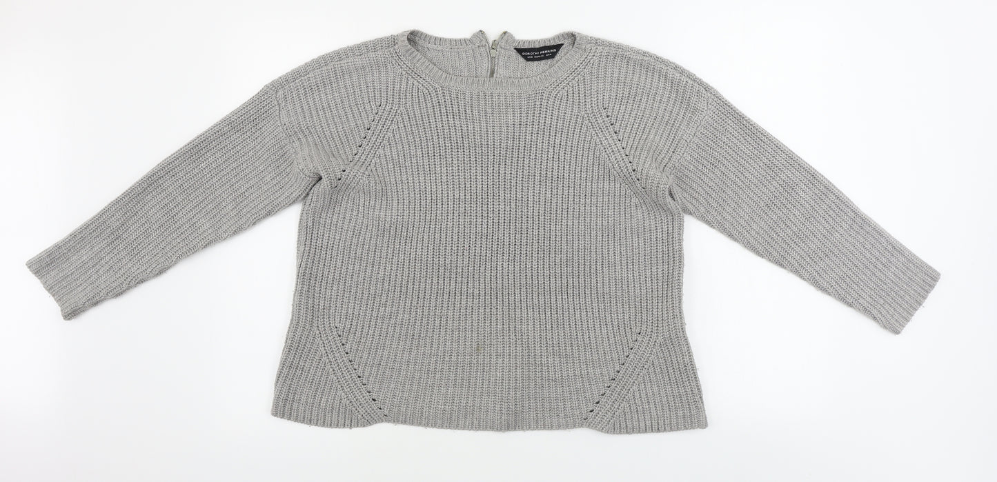Dorothy Perkins  Womens Grey   Pullover Jumper Size 14