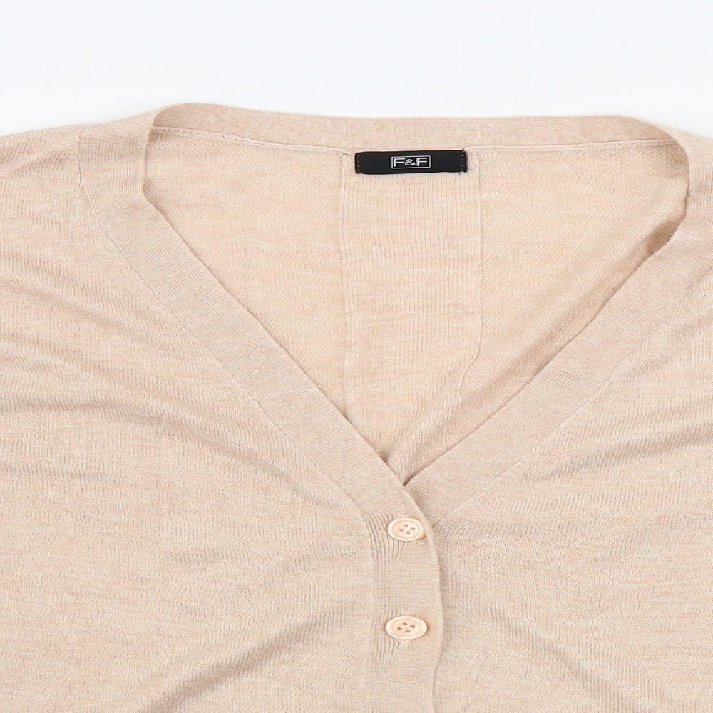 F&F  Womens Pink   Cardigan Jumper Size 12