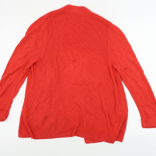 BHS  Womens Red   Cardigan Jumper Size 12